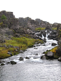 Wasserfall, Þingvellir Thingvellir, Island, Iceland