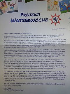 Gerolsteiner – Projekt Wasserwoche – Tag 0