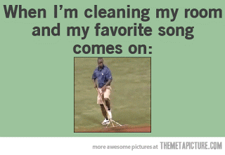 Meme men cleaning house music song